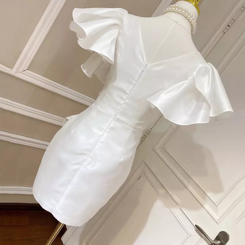 Belleza Dress - White