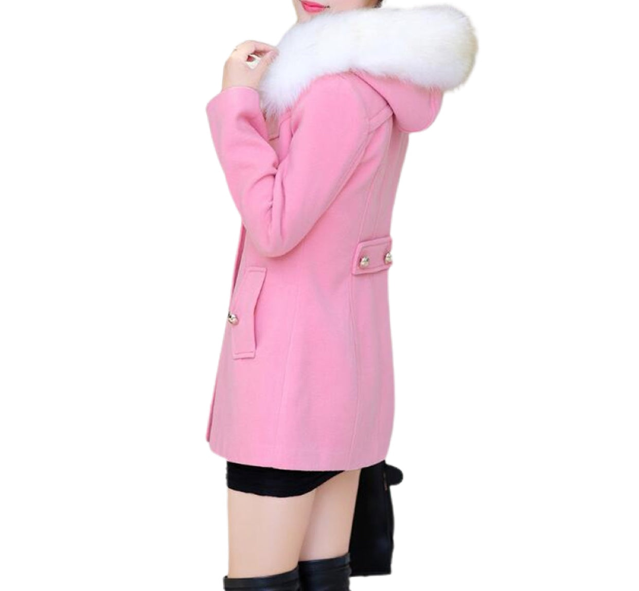 Dressed To Impress Pink Winter Coat