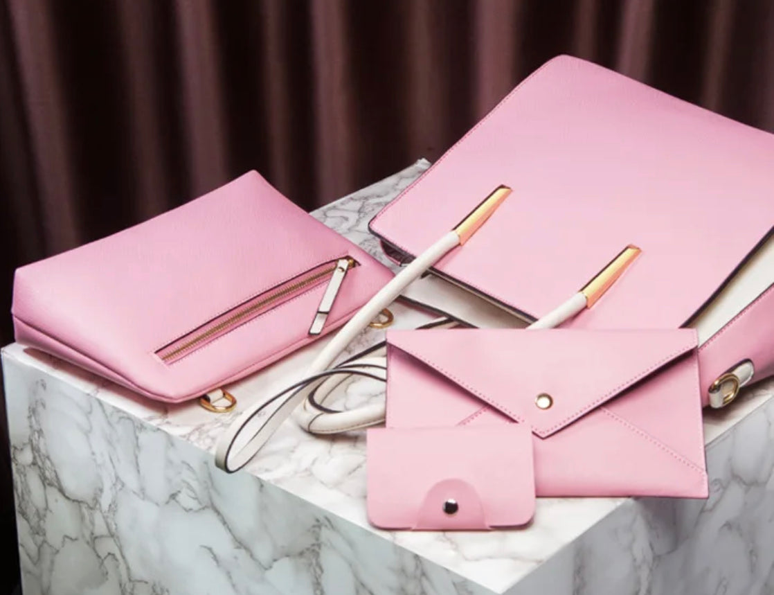 Fancifully Pink Bag Set