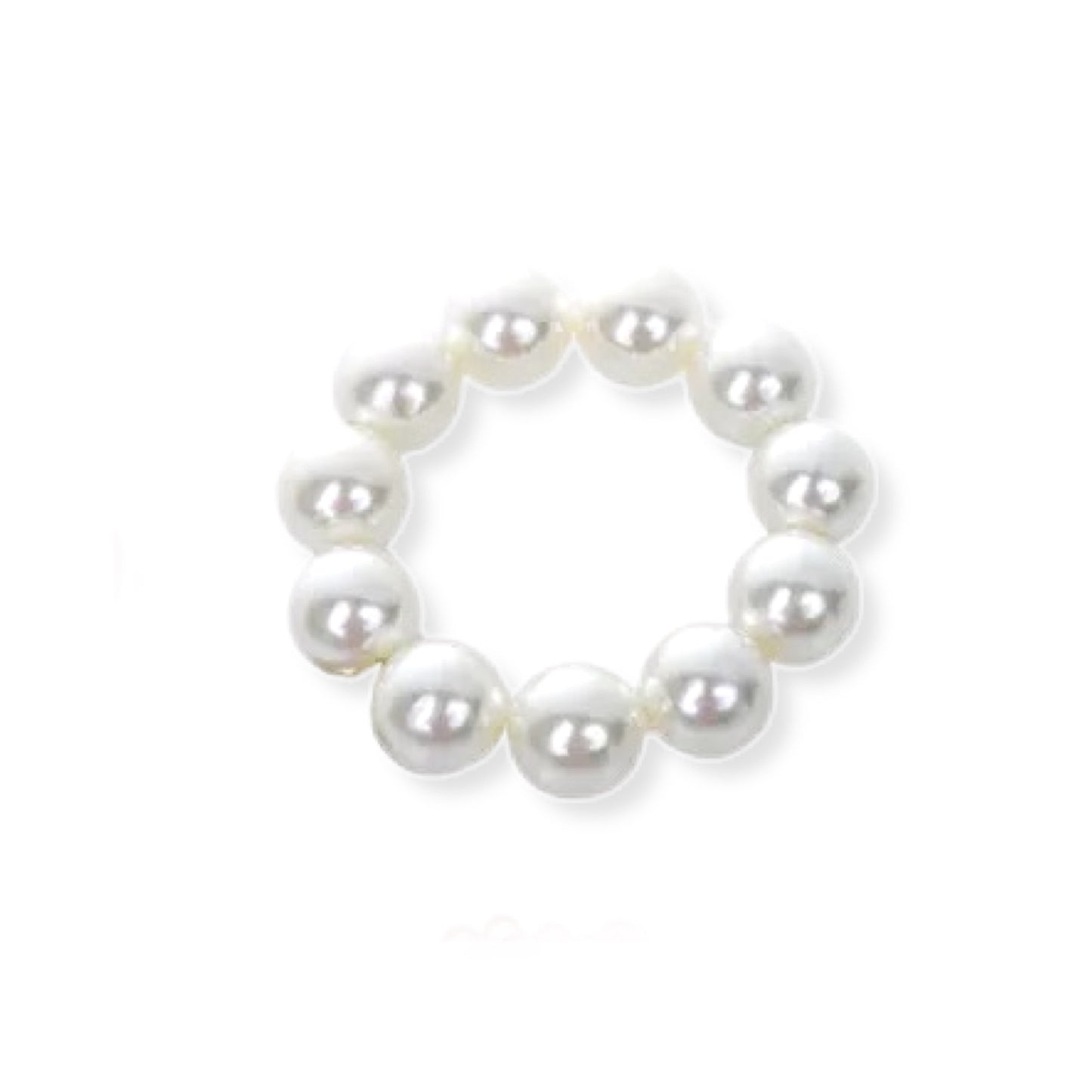 Pearl Hair Tie Set of Two
