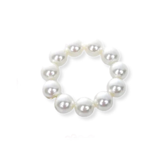 Pearl Hair Tie Set of Two