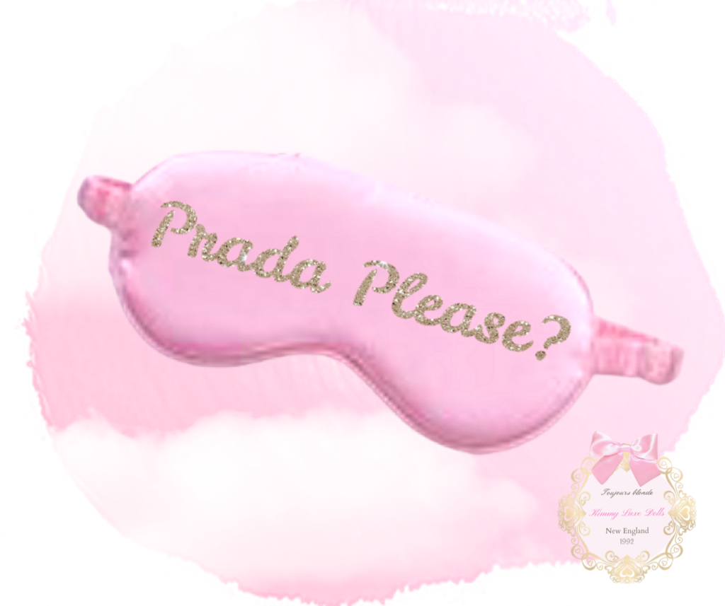 Pr♡da Please Eye mask