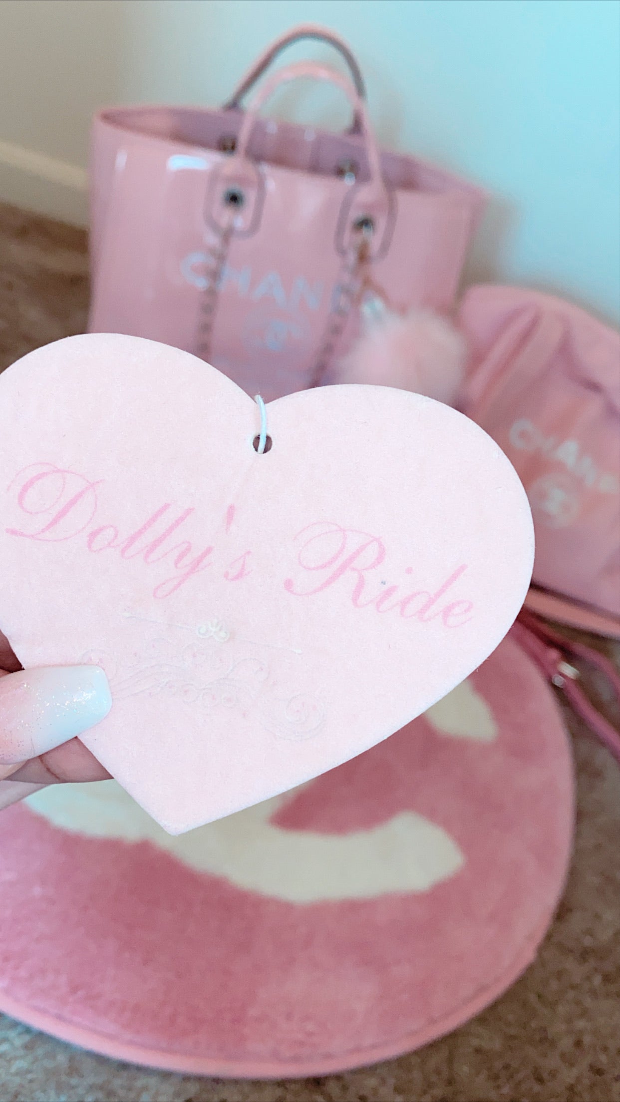Pink Heart Car Decor (styles to choose from)