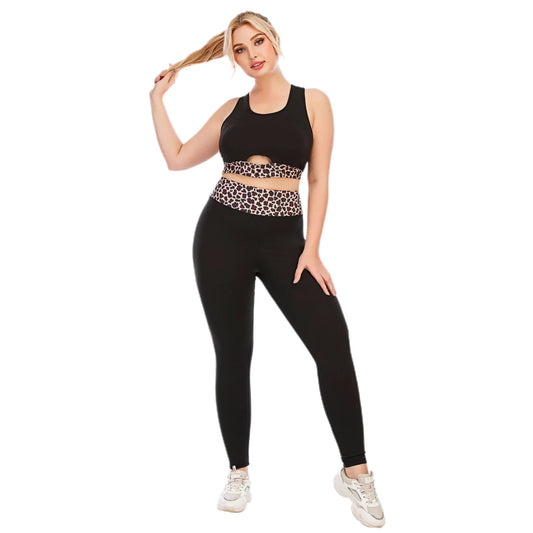 Leopard Print Yoga Set