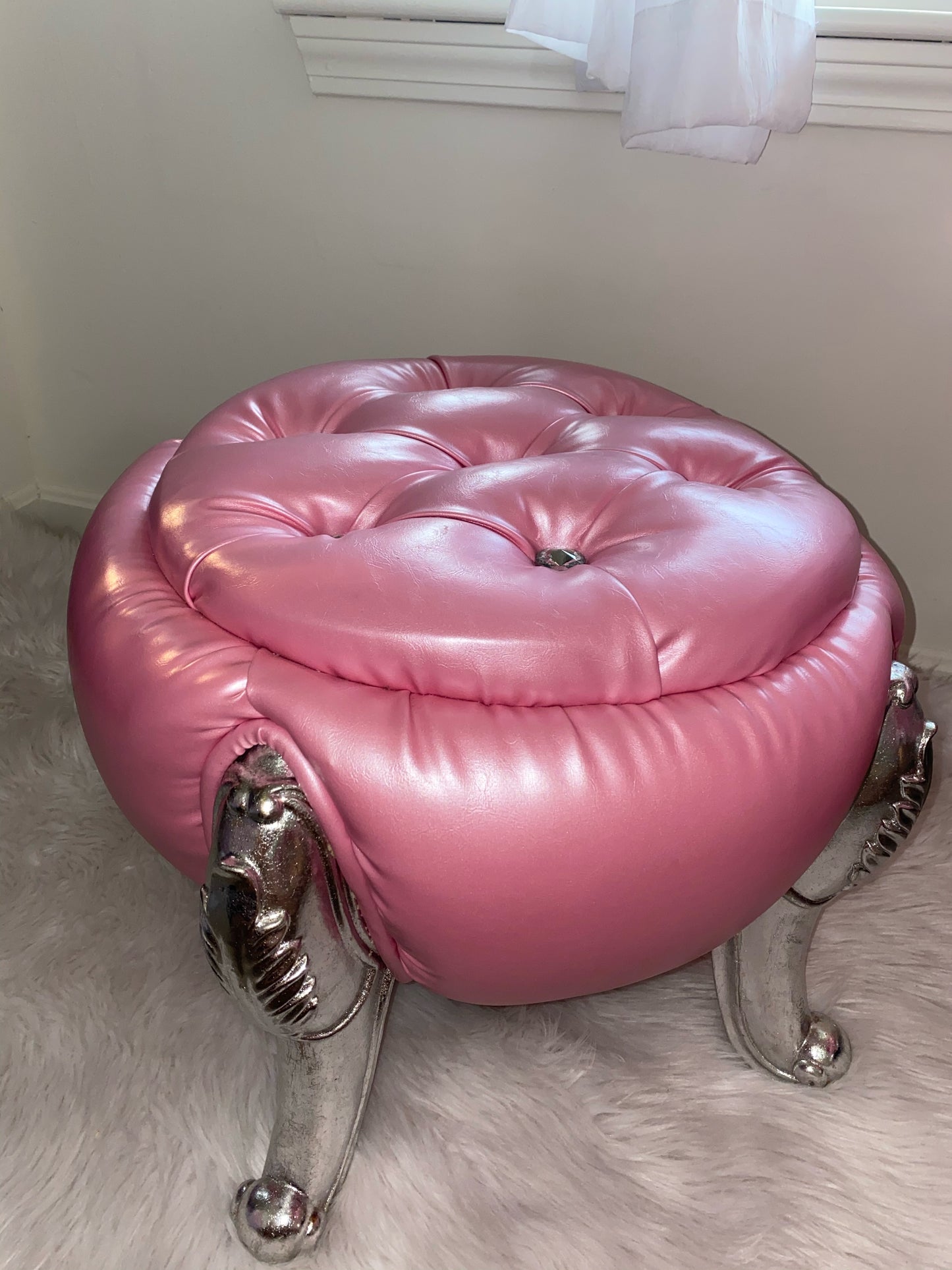 Pink Princess Sofa & Ottoman SET Ultra LUXE