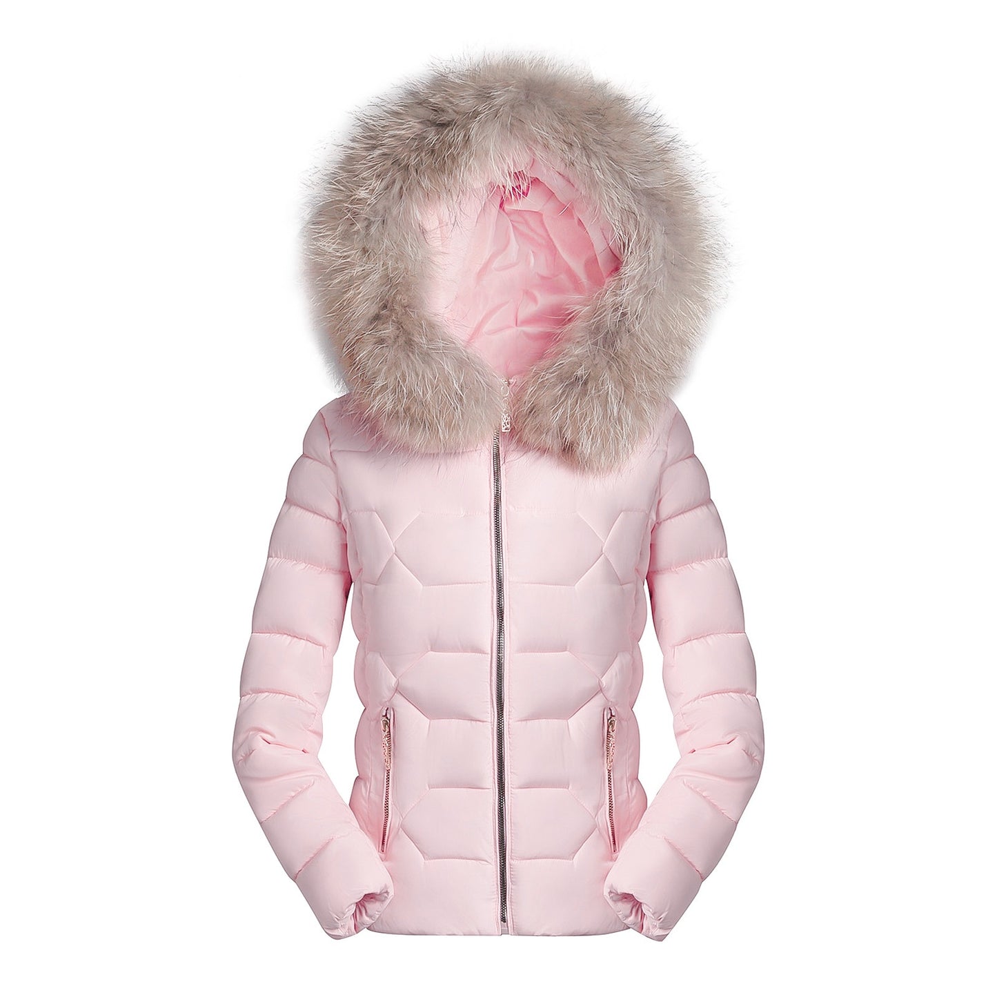 Pink Christmas Winter Coat