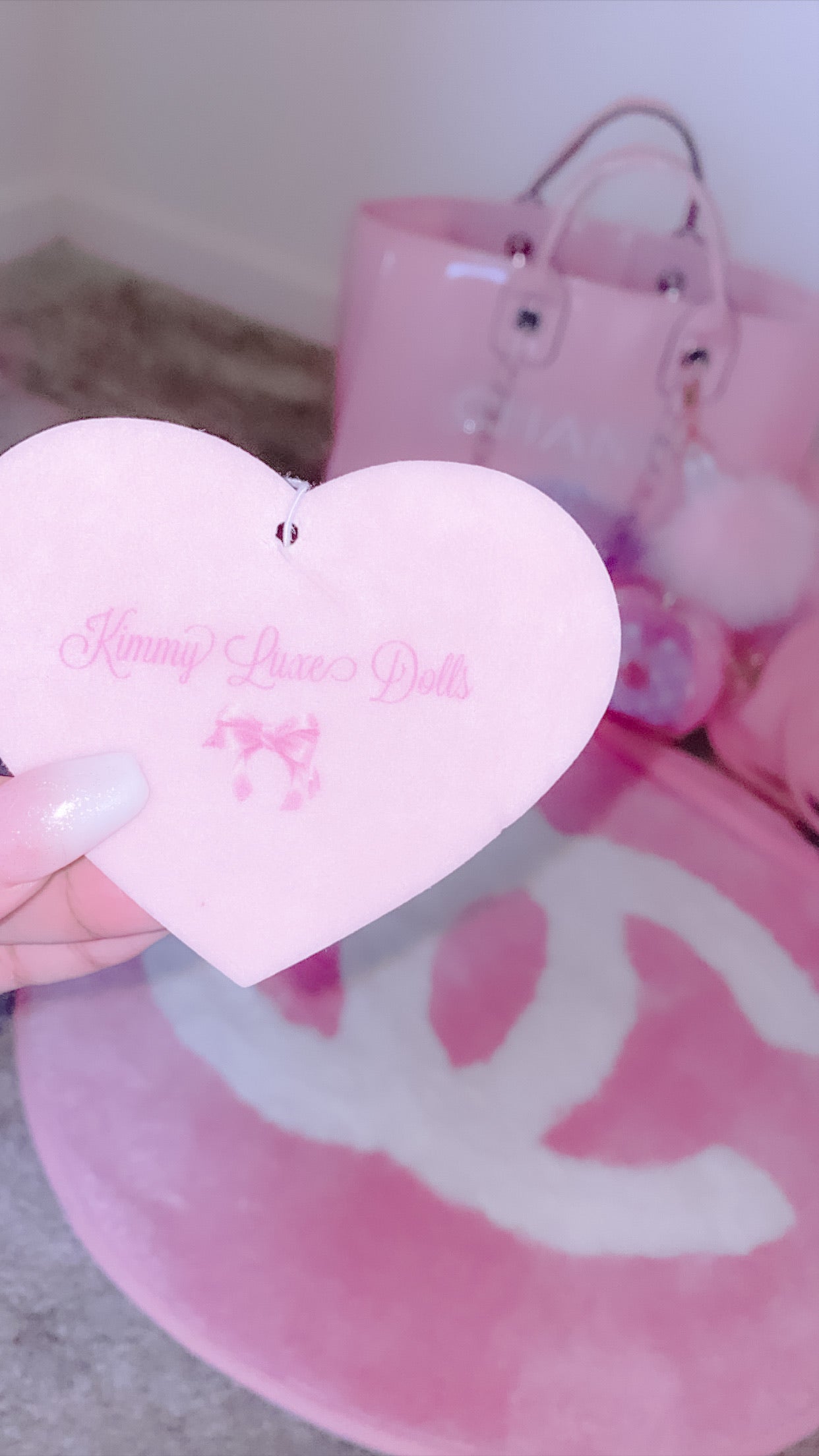 Pink Heart Car Decor (styles to choose from)