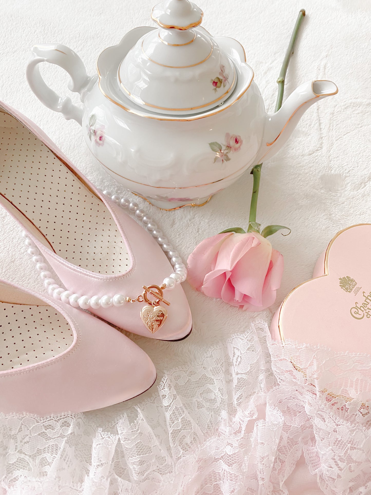 Rosalie Pearl Necklace/Locket