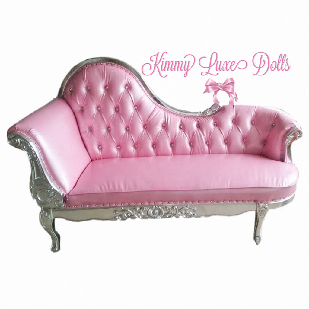 Pink Princess Sofa & Ottoman SET Ultra LUXE