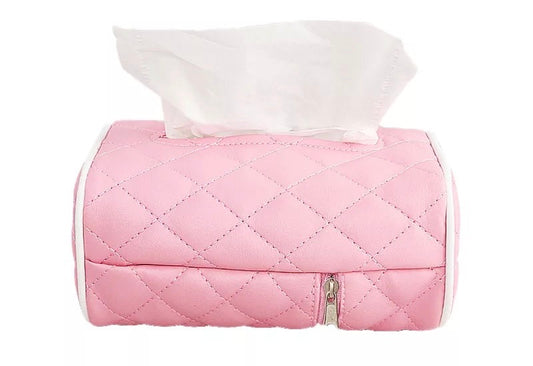 Car Tissue Holder Quilted Luxe