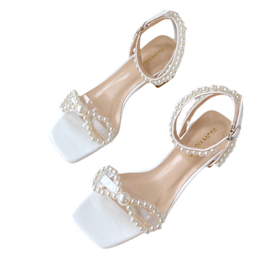 Parisian Princess Pearl Heels