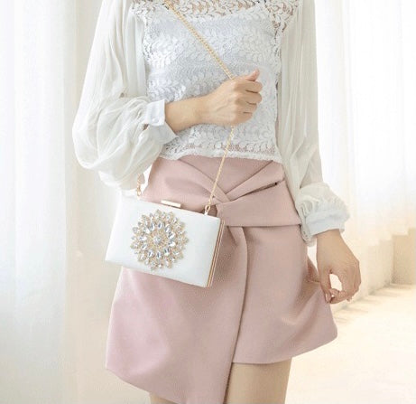 Sparkle & Romance Purse on Chain