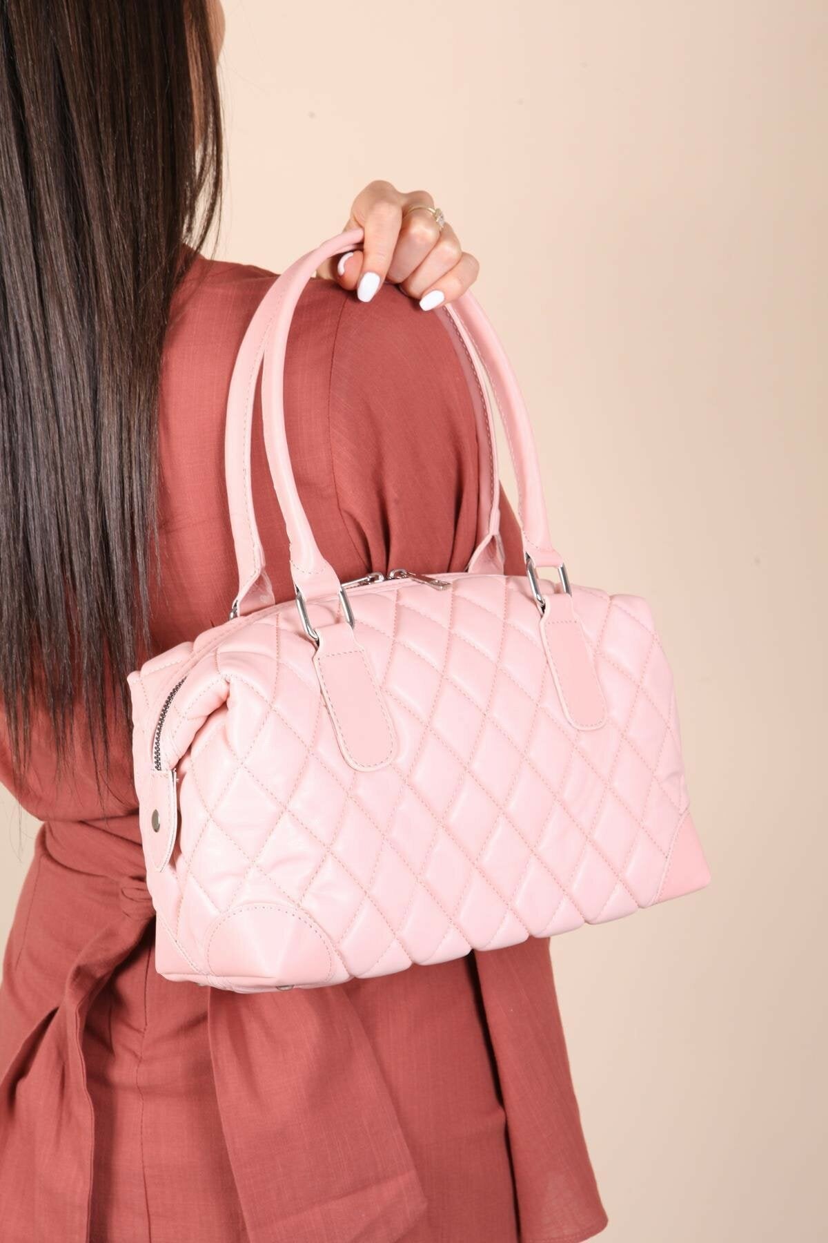 Little Lady Quilted Pink Purse