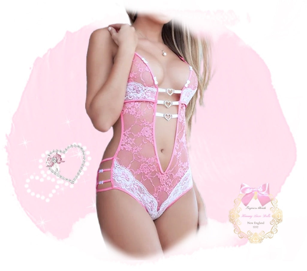 Bombshell 💗 Lace & Crystal Lingerie