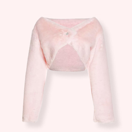 Pink Fur Sweater