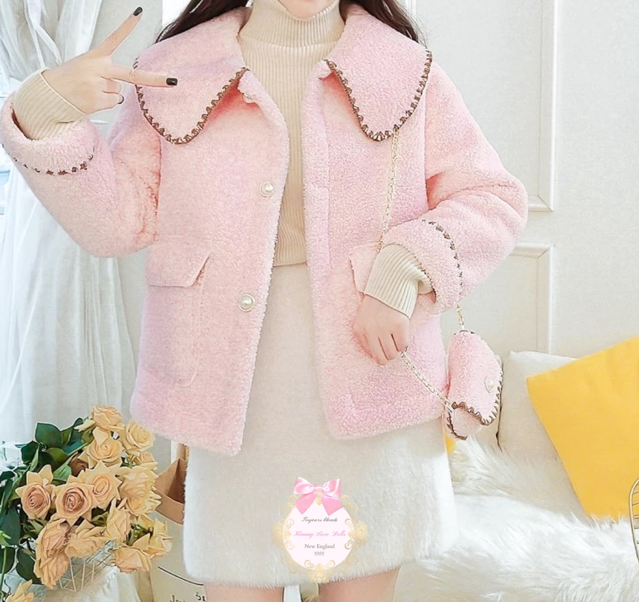 Cozy Cuteness Coat & Purse Set