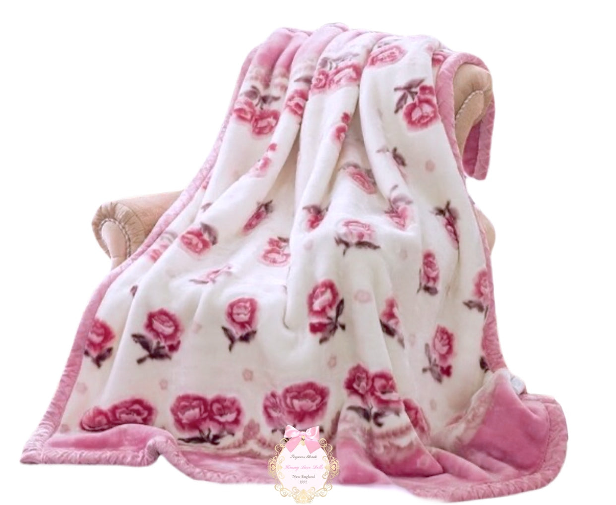 Darling Love Rose Blanket