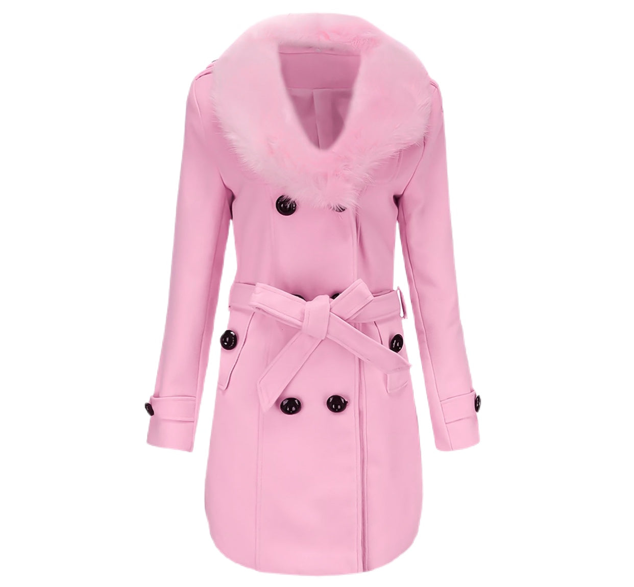 Cienna Luxe Winter Coat -Pink