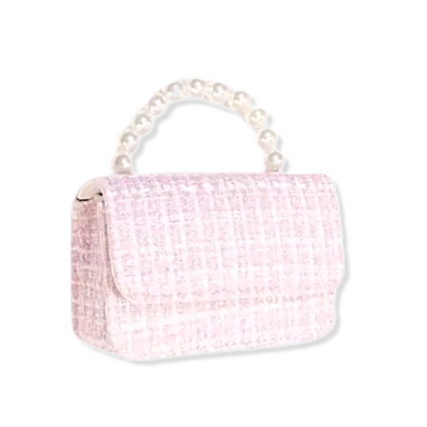 Fanciest in Tweed & Pearls Purse