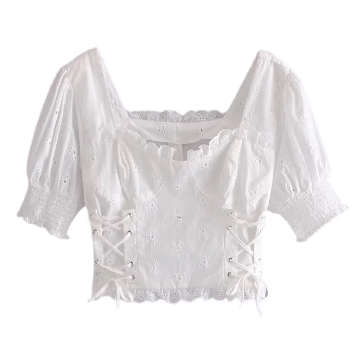 Sweet Beauty Top - White