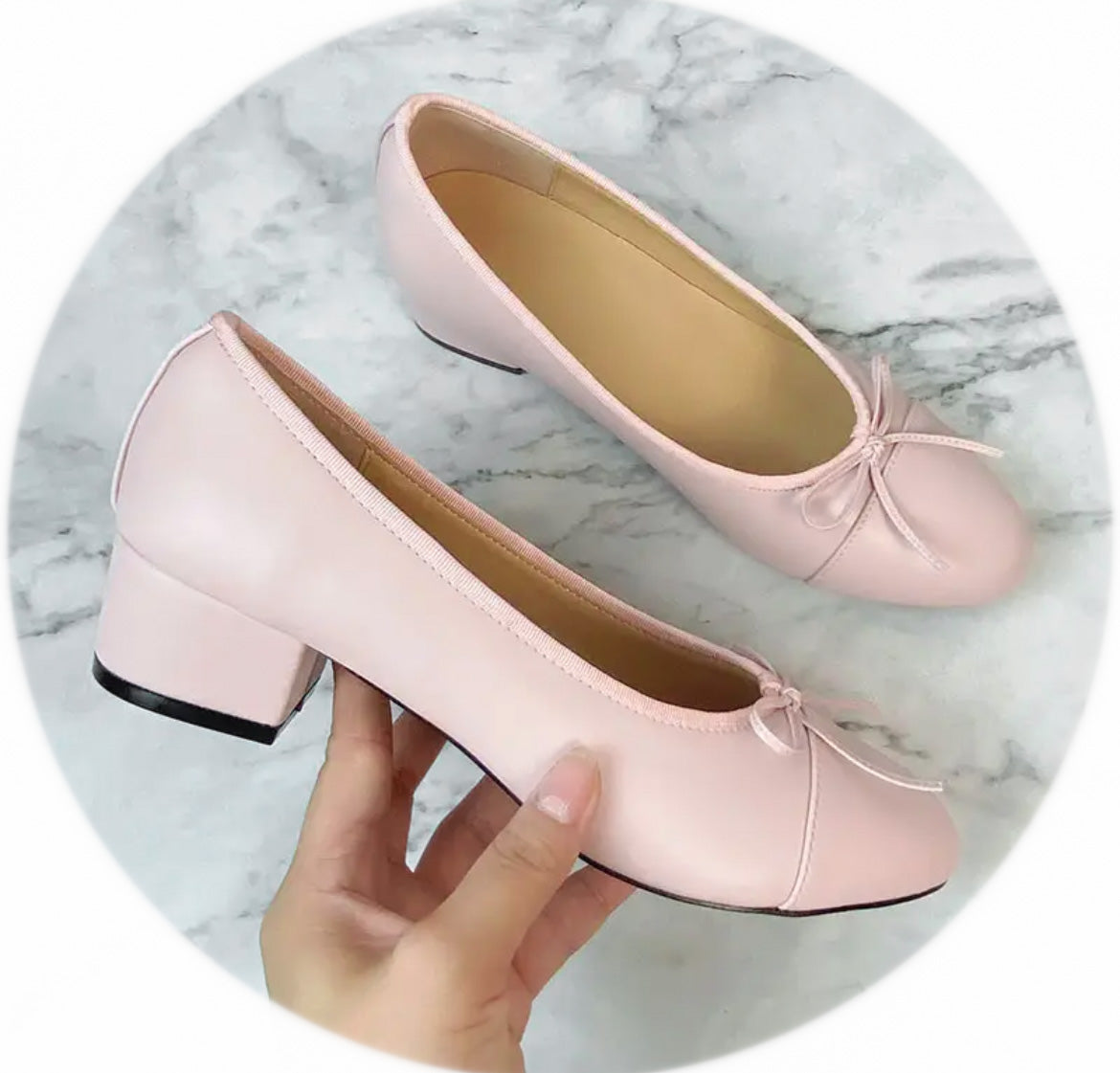 Powder Pink Wish Heels