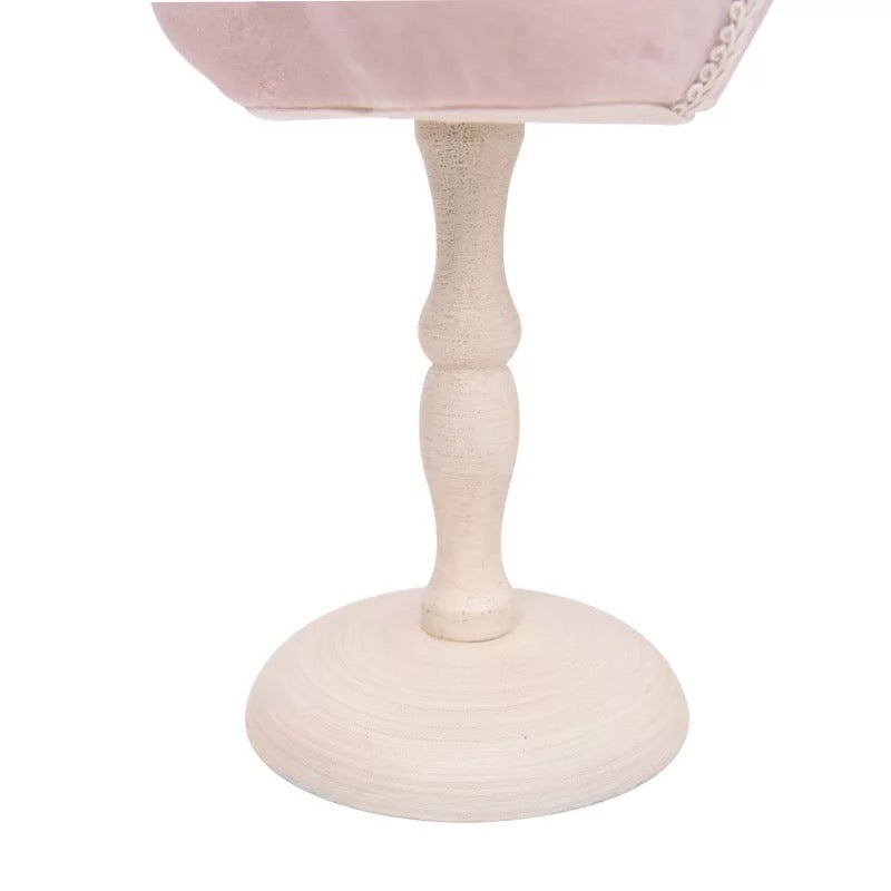 Pink Velvet Chic Jewelry Vanity Mannequin