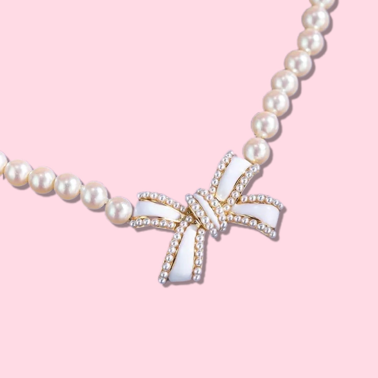 Pretty As Can Be Pearl Necklace