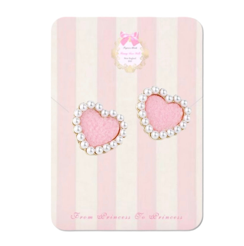 Pearly Hearts Earrings