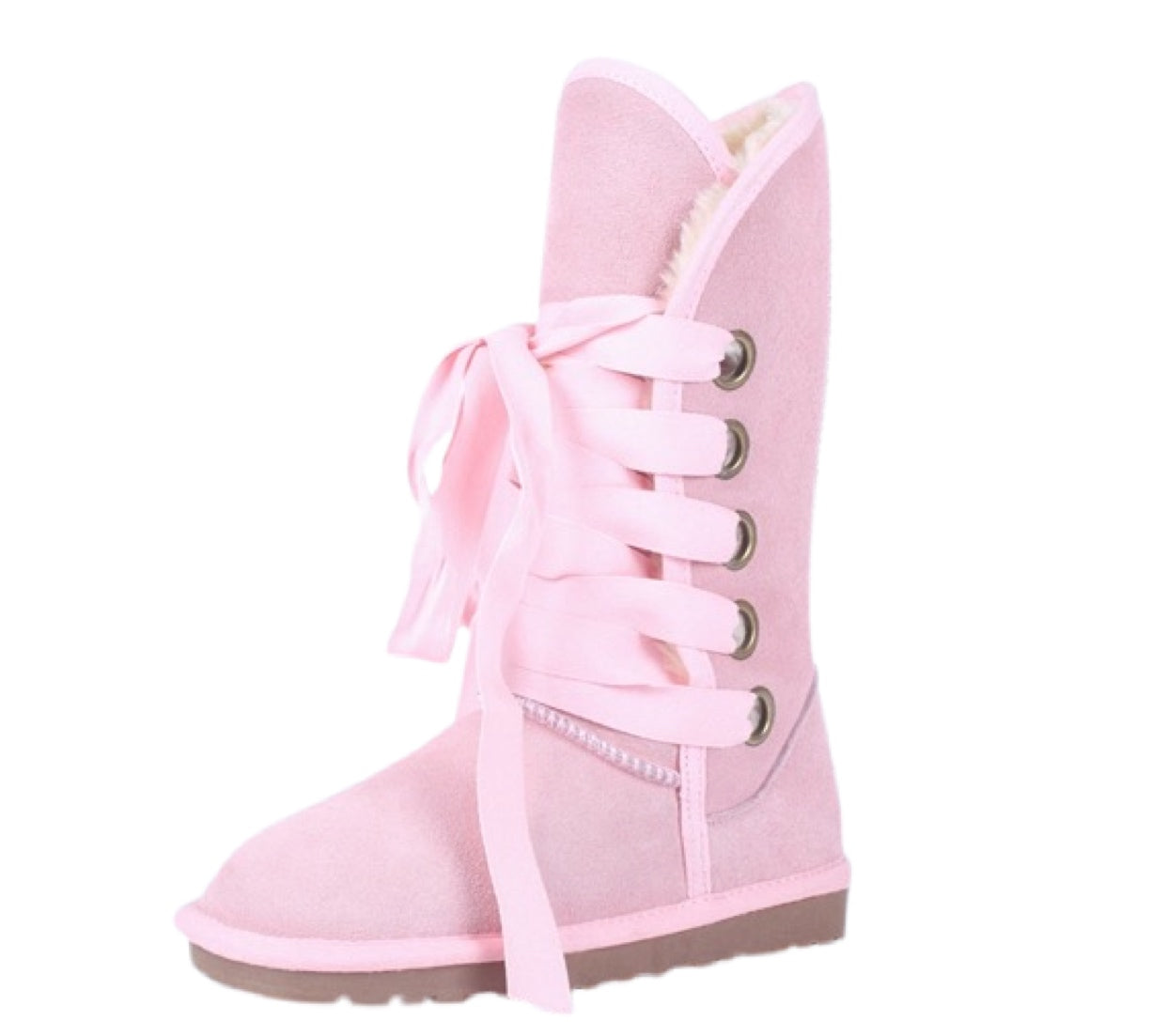 Lace Tied Princess Boots