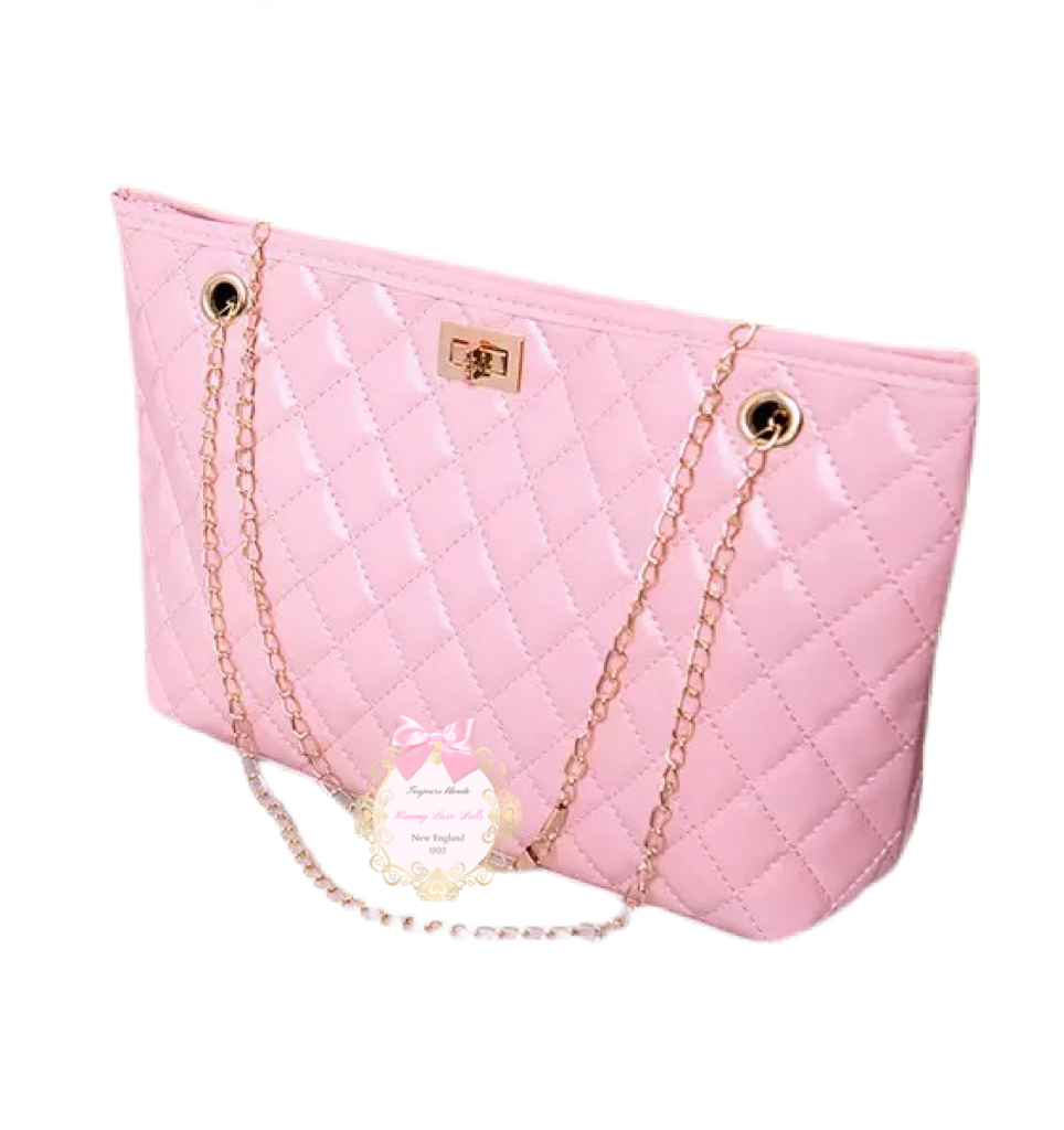 Sweet Princess Quilted Purse on Chain