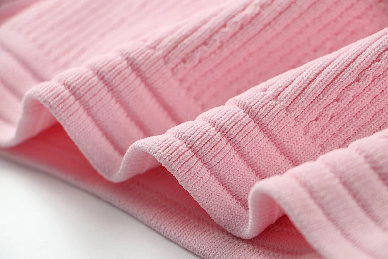 Wealth Only Two Piece Set (Cardigan + Skirt)