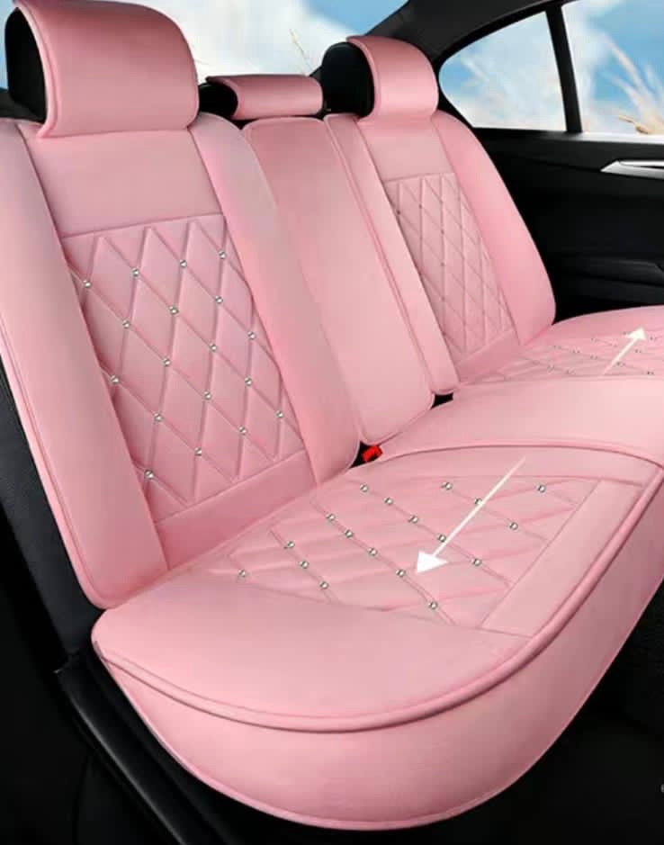 Plush Princess Car Seat Cover Set