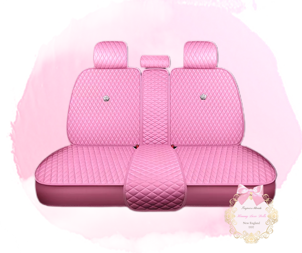 Juicy Princess Pink Quilted Car Set of 8