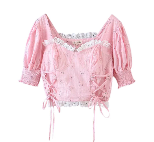 Sweet Beauty Top - Pink
