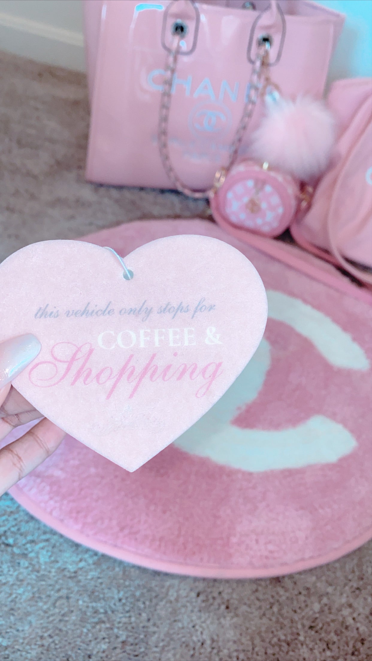 Pink Heart Car Decor (styles to choose from)