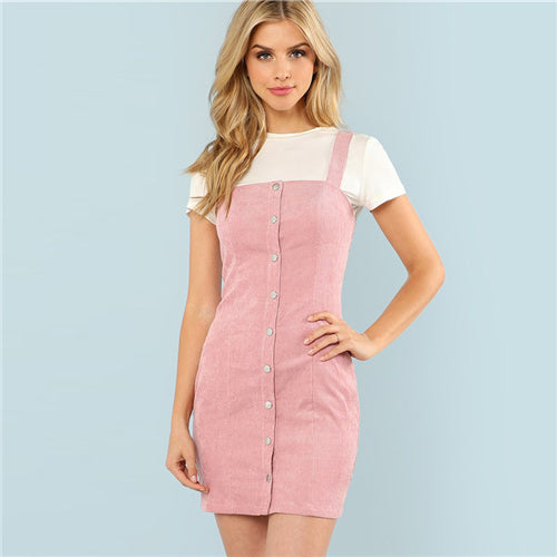 GOSSIP GIRL KOLLECTION-- Pretty in Pink Preppy Dress