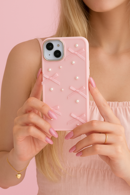 Bows en Pearls Phone Case