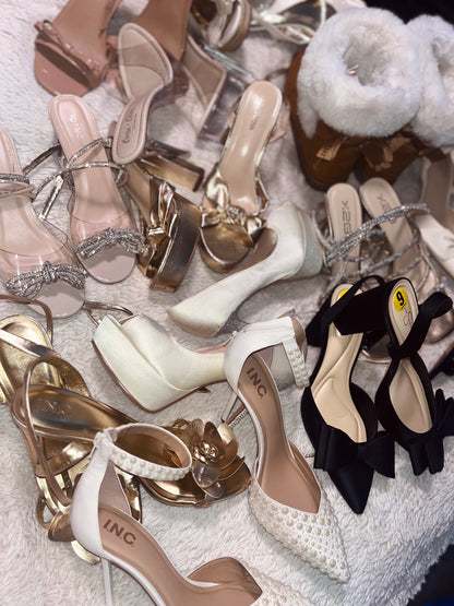 GLAM ✨ 💎 Women’s Shoe Bundle Sizes 8.5 - 10 — Fashion Nova, Juicy Couture & more! 🎀