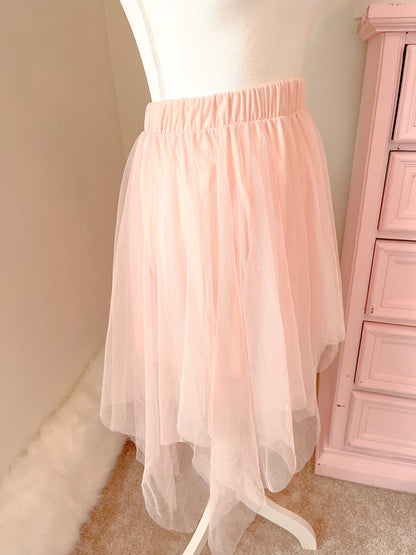 Coral Pink Tulle Skirt Size Small Women’s