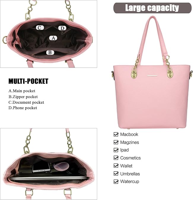 Glamour Girl Pink Purse Set of 6
