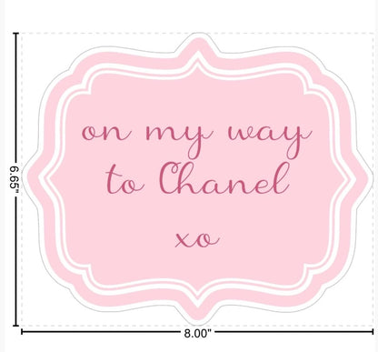On My Way Car Decal