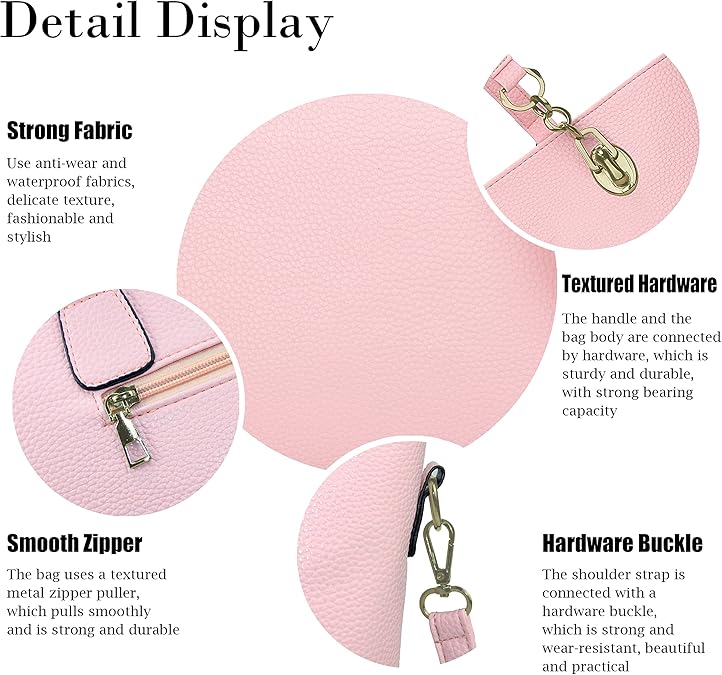 Glamour Girl Pink Purse Set of 6