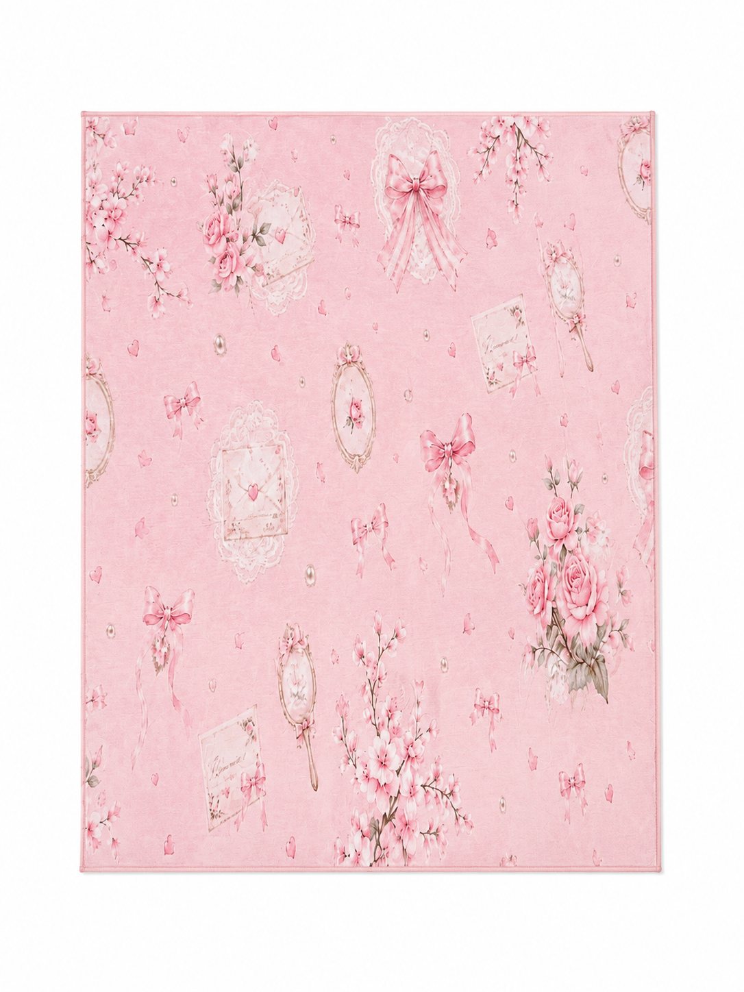 Roses and Ribbons Rug 7' x 5'