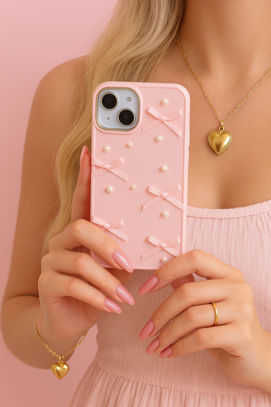 Bows en Pearls Phone Case