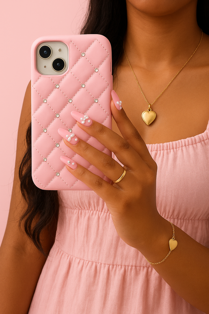 Diamond Quilted Phone Case Kimmy Luxe Dolls LLC Diamond Quilted Phone Case Kimmy Luxe Dolls LLC