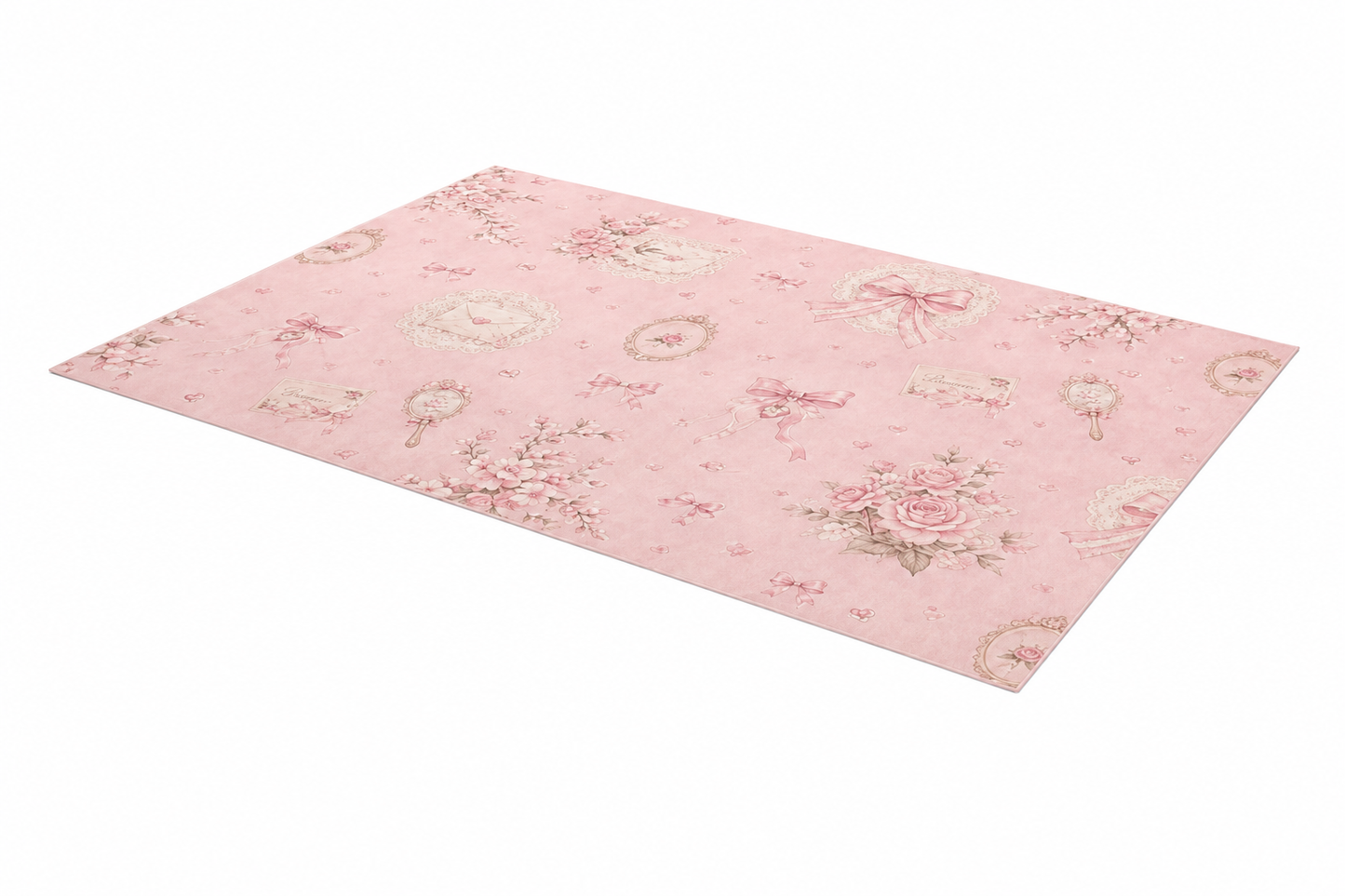 Roses and Ribbons Rug 7' x 5'