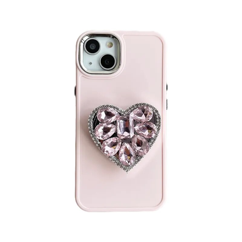 Crystal Heart Phone Case