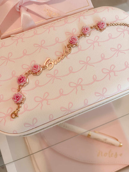 Personalized Rose Bracelet