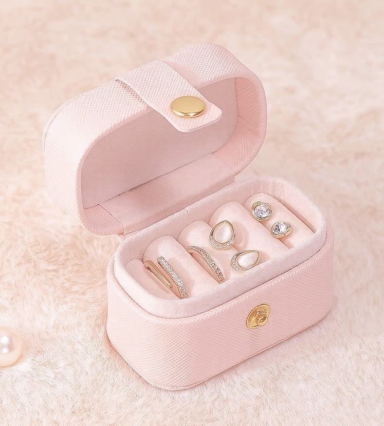 Little Pink Wish Travel Jewelry Box