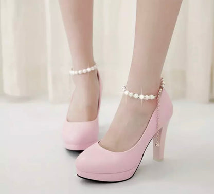 Love in Pearls Heels